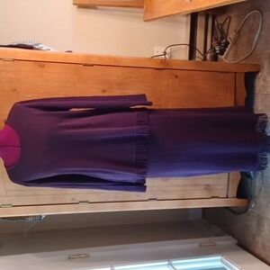 O42 DRESS BARN PLUS SIZE 2 PIECE  MAXI SWEATER TOP & SKIRT SET